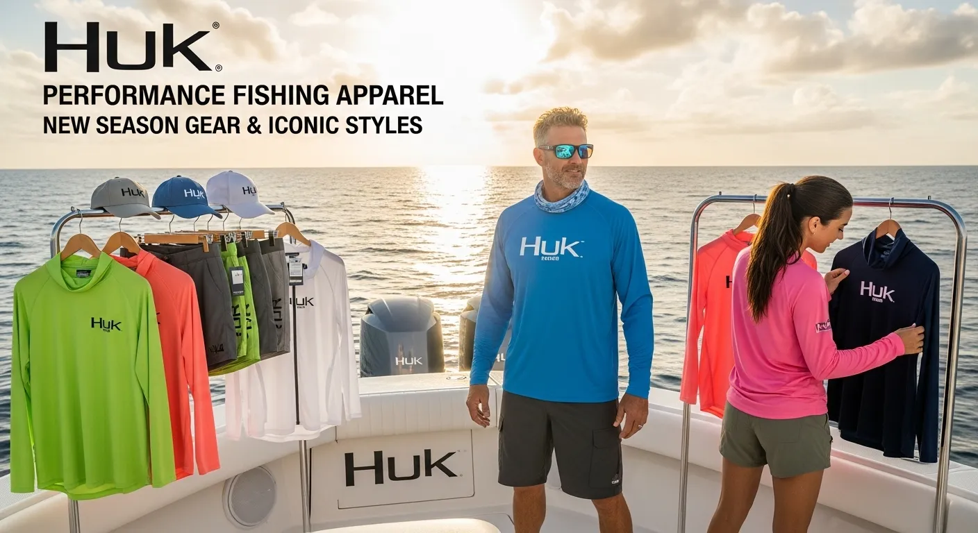 Gearing Up for Greatness: Exploring HUK's New Season Performance Fishing Apparel
