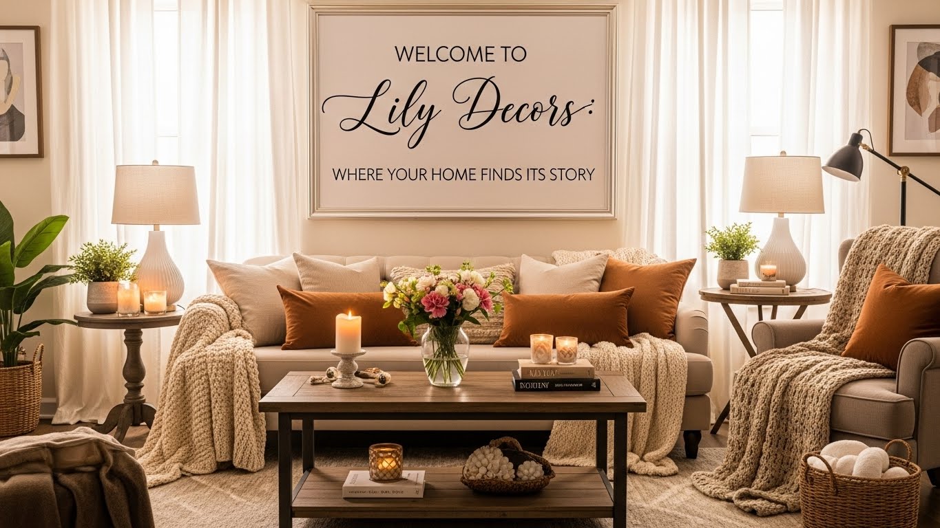 Welcome to Lily Decors: Where Your Home Finds Its Story